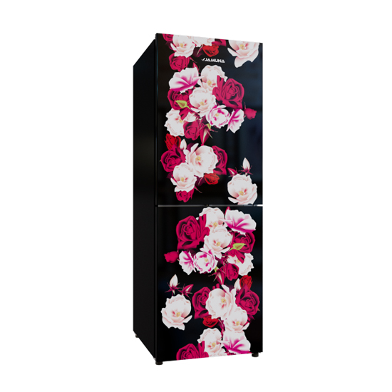 Jamuna JR-XXB-LS634800 QD Black Rose Blossom Refrigerator 348L